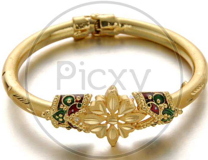 Indian Jewellery Elegant   Designs Over Isolated Background