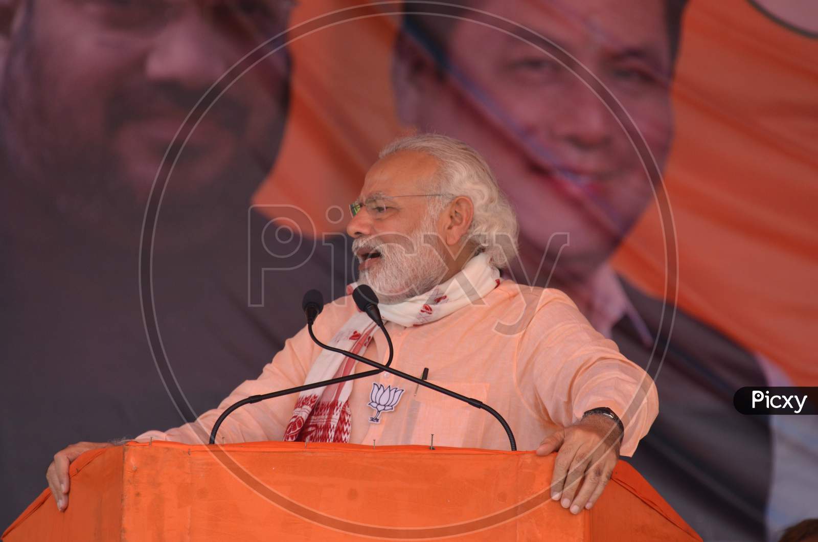 image-of-prime-minister-of-india-narendra-modi-election-campaign-rally