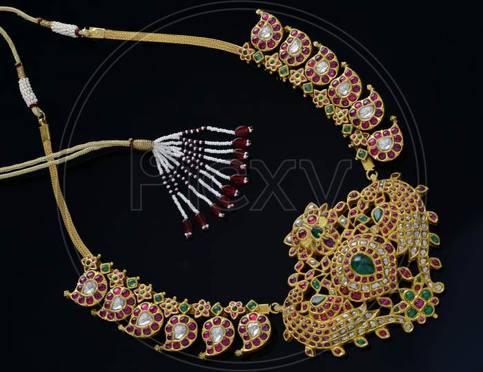 Indian Wedding Fashion Jewelry Necklace