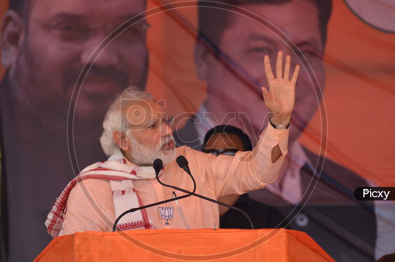 image-of-prime-minister-of-india-narendra-modi-election-campaign-rally