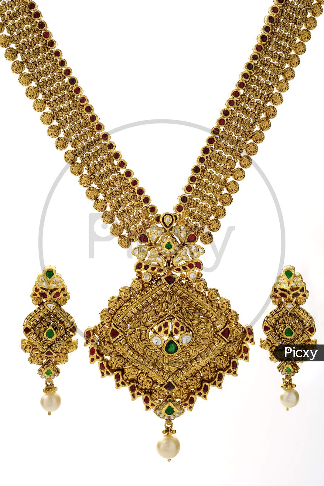 Traditional Indian Gold Necklace