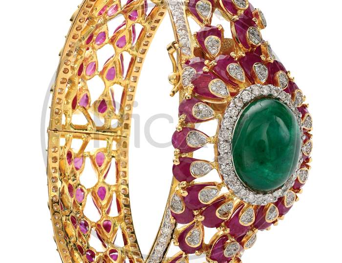 Indian Traditional Emerald Ring