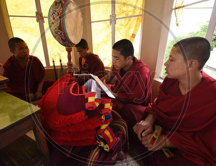 Buddhist Monks Celebrating  Buddha Jayanthi in Guwahati,Assam