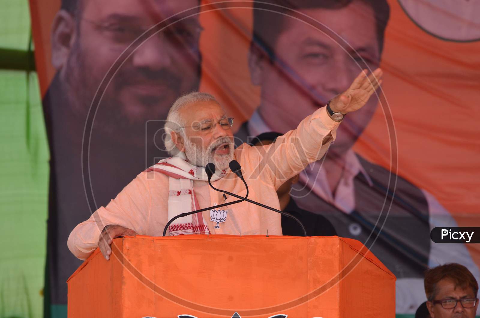 image-of-prime-minister-of-india-narendra-modi-election-campaign-rally