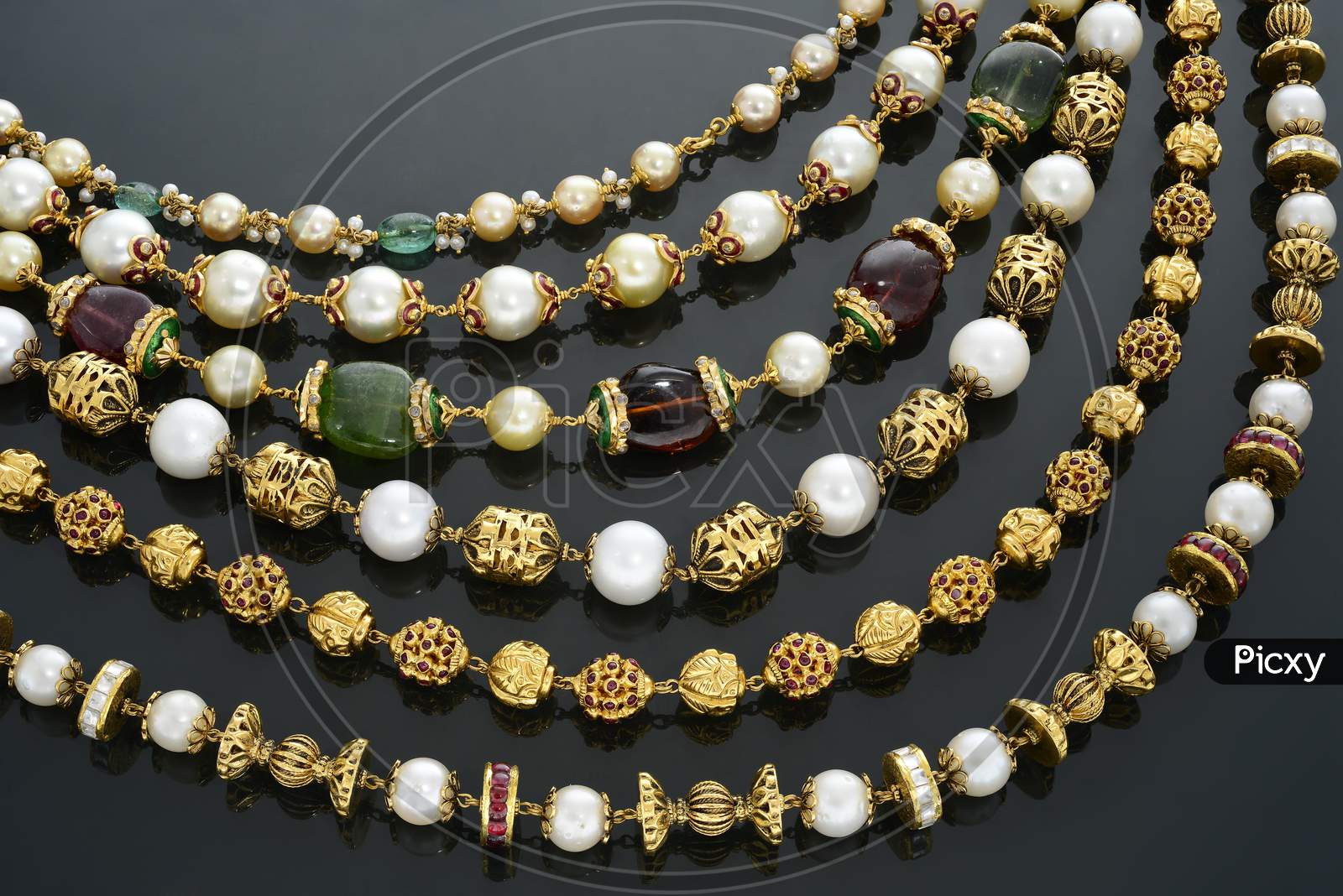 Gemstone beaded fashion jewelry