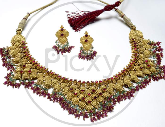 Ruby Jewelry Necklace