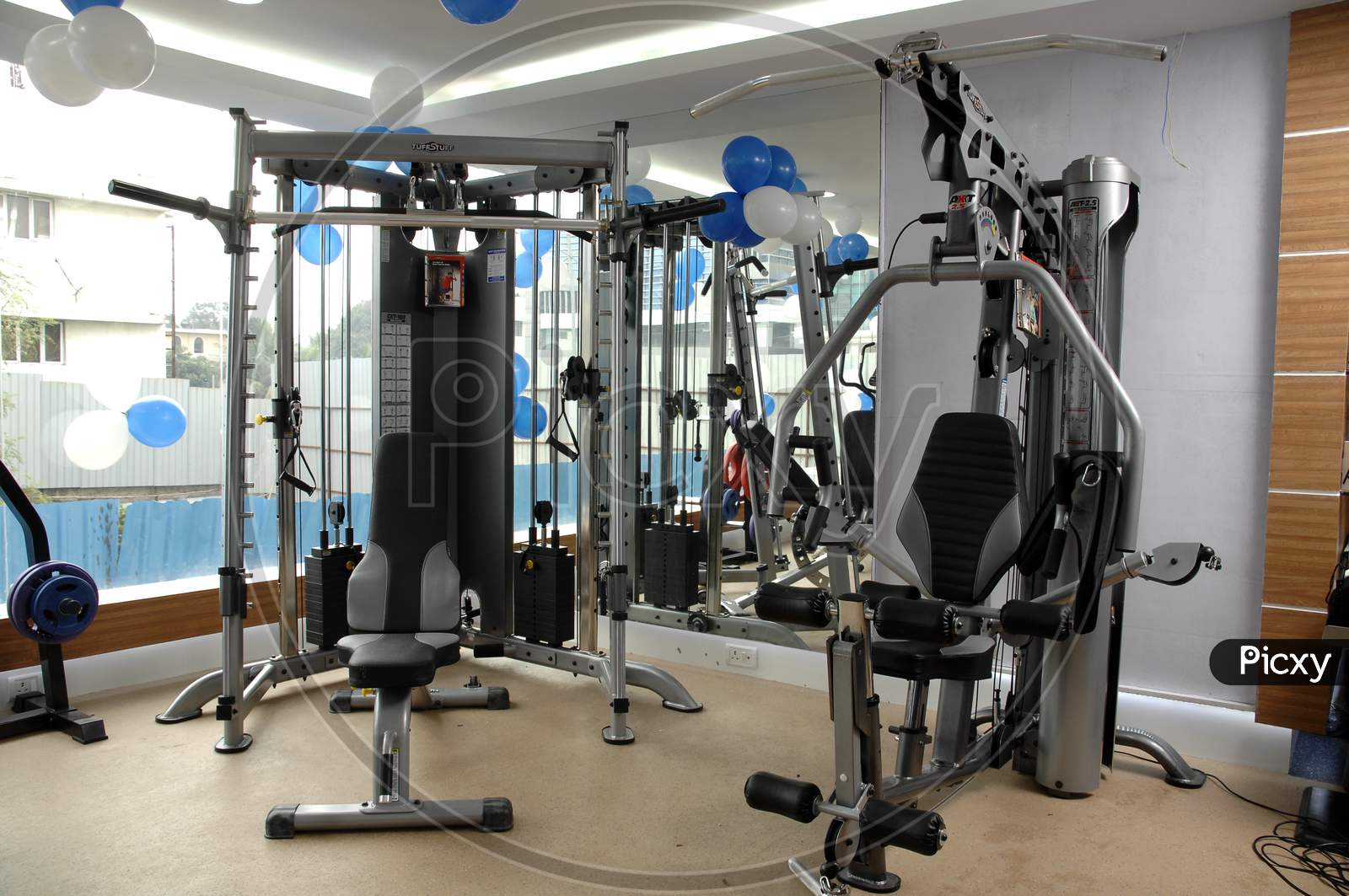 Interior of a fitness center