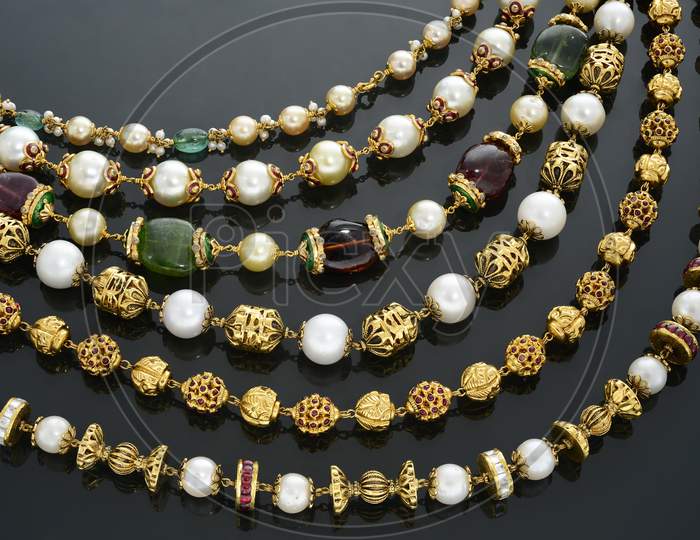 Gemstone beaded fashion jewelry