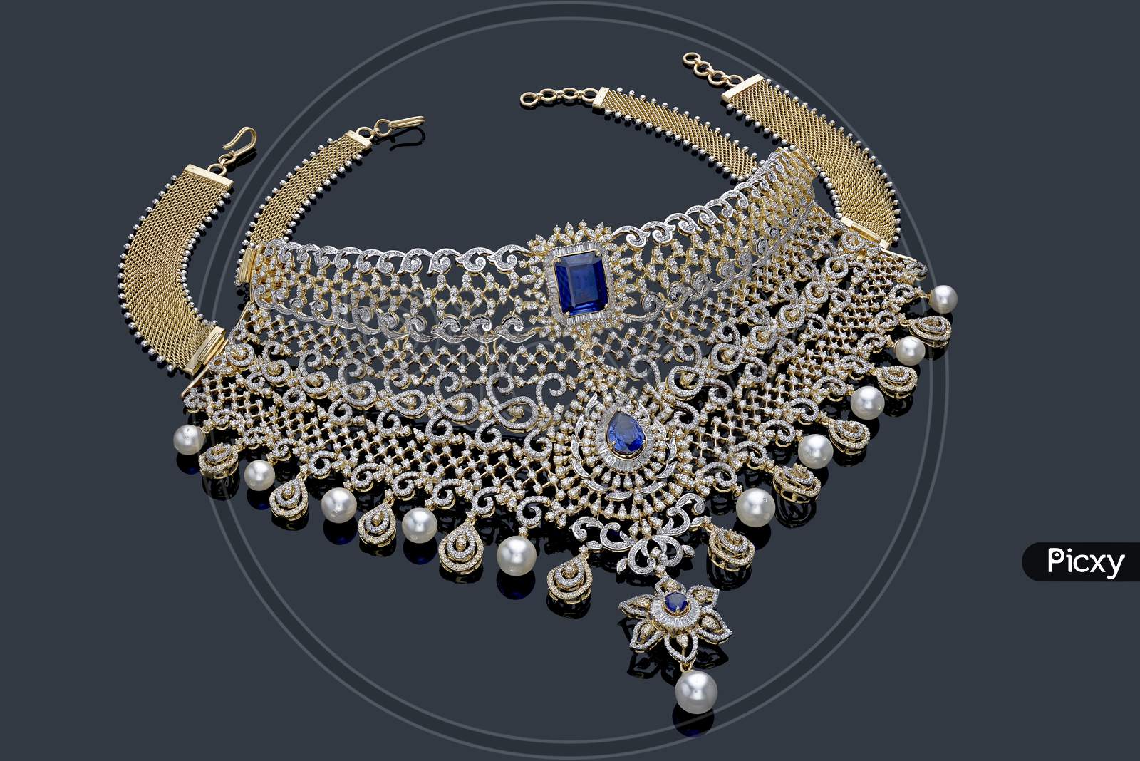 Designer gemstone Necklace set