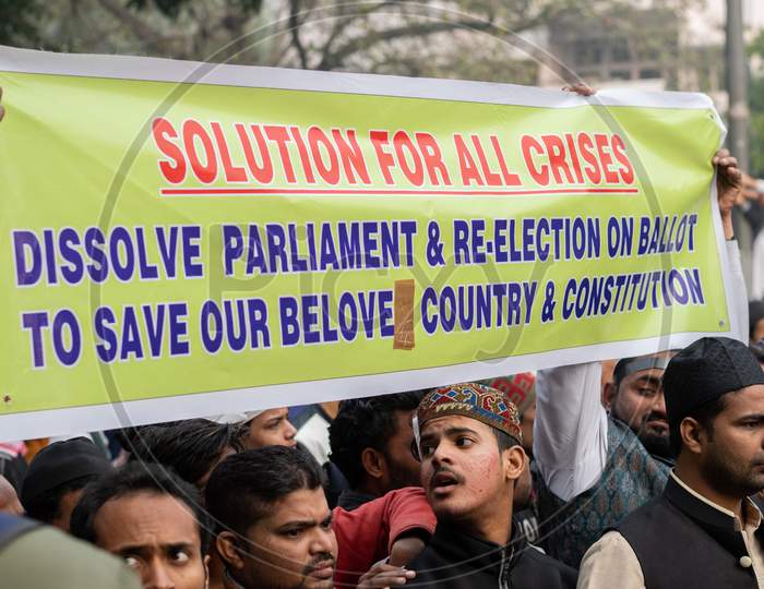 People Protesting against CAA (Citizenship Amendment Act 2019) and NRC(National Register of Citizens)