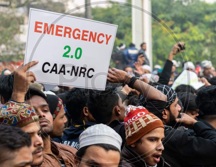 People Protesting against CAA (Citizenship Amendment Act 2019) and NRC(National Register of Citizens)