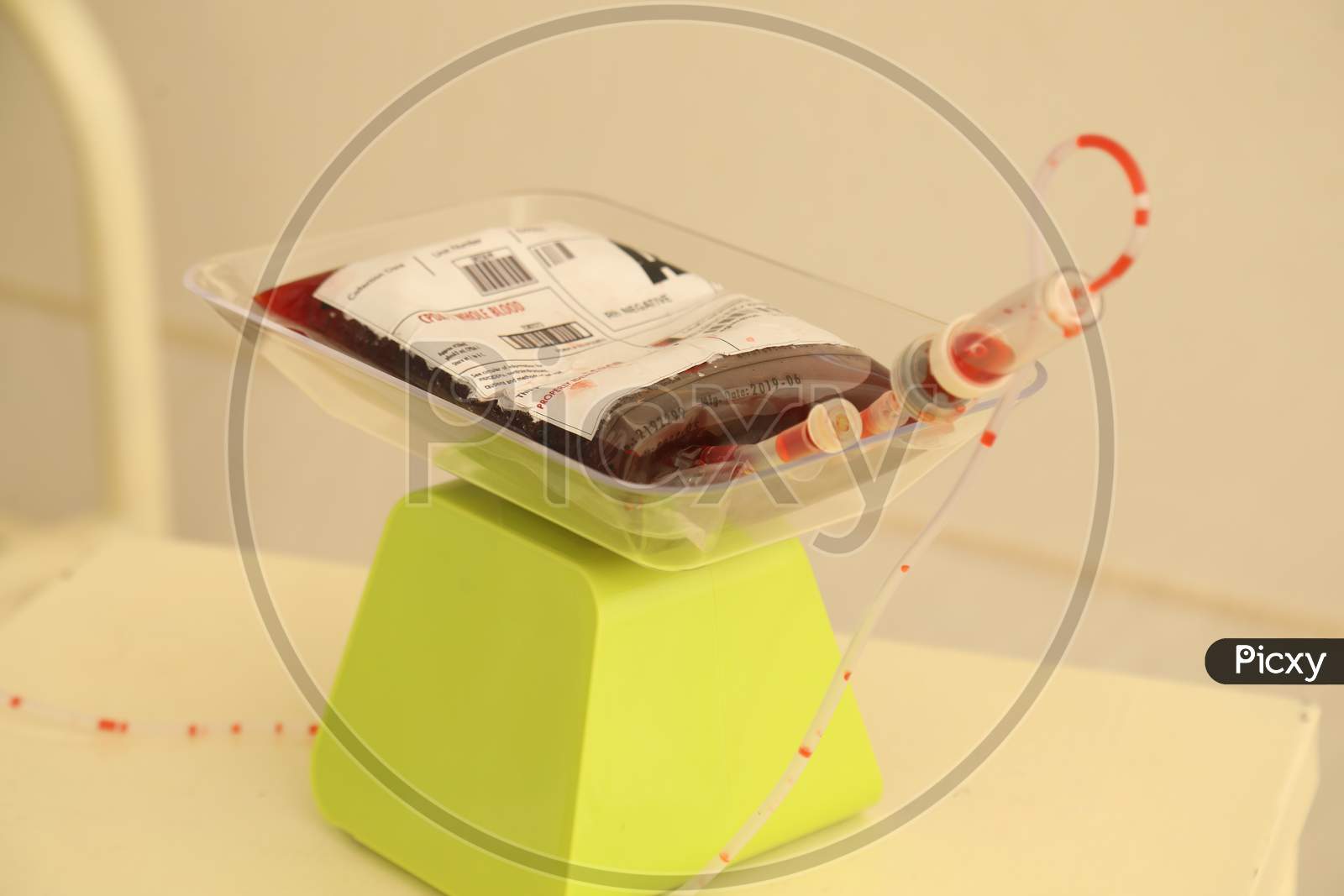 A Blood bag in the hospital