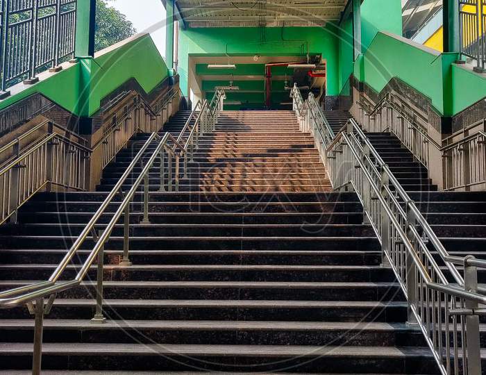 Stairs metro station