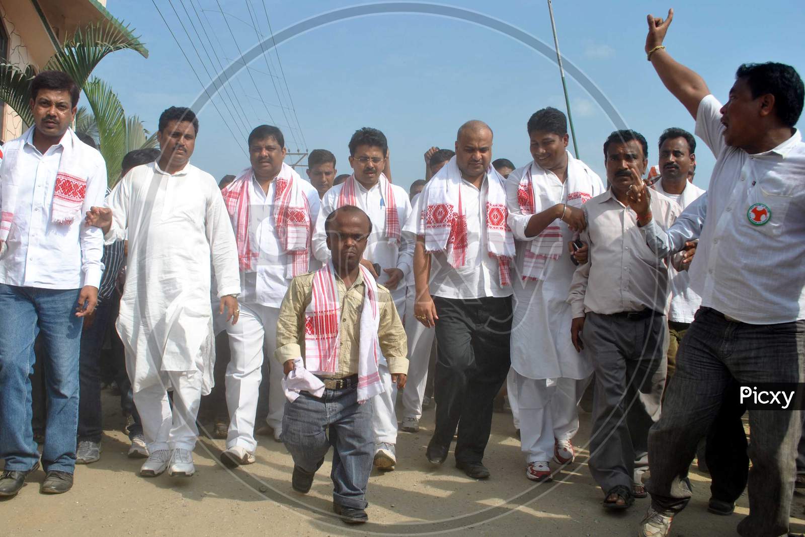 Image Of NAGAON 13 NOV ,2010:National Youth Congress President Rajiv ...