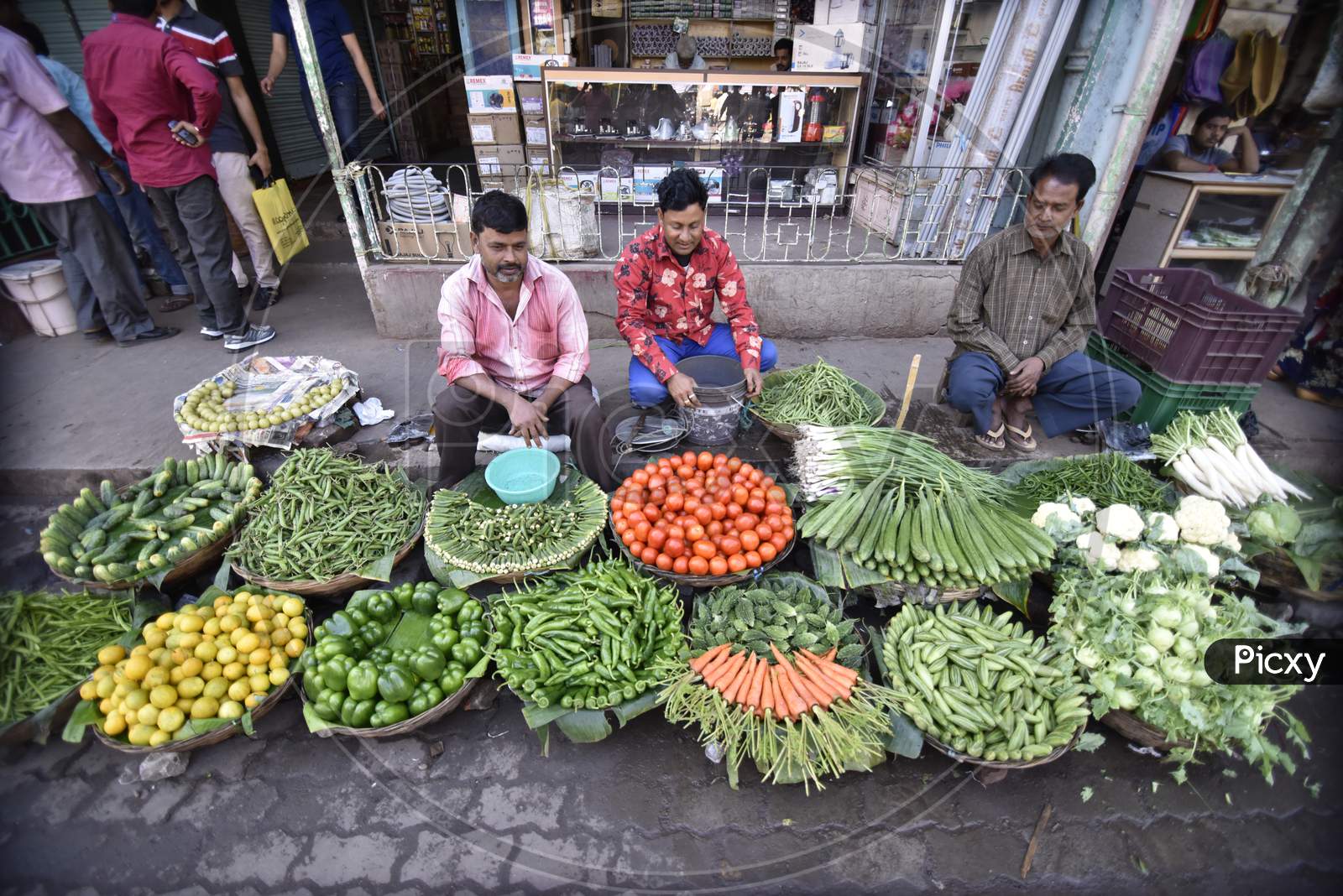 Vegetable Vendor in Guwahati Market