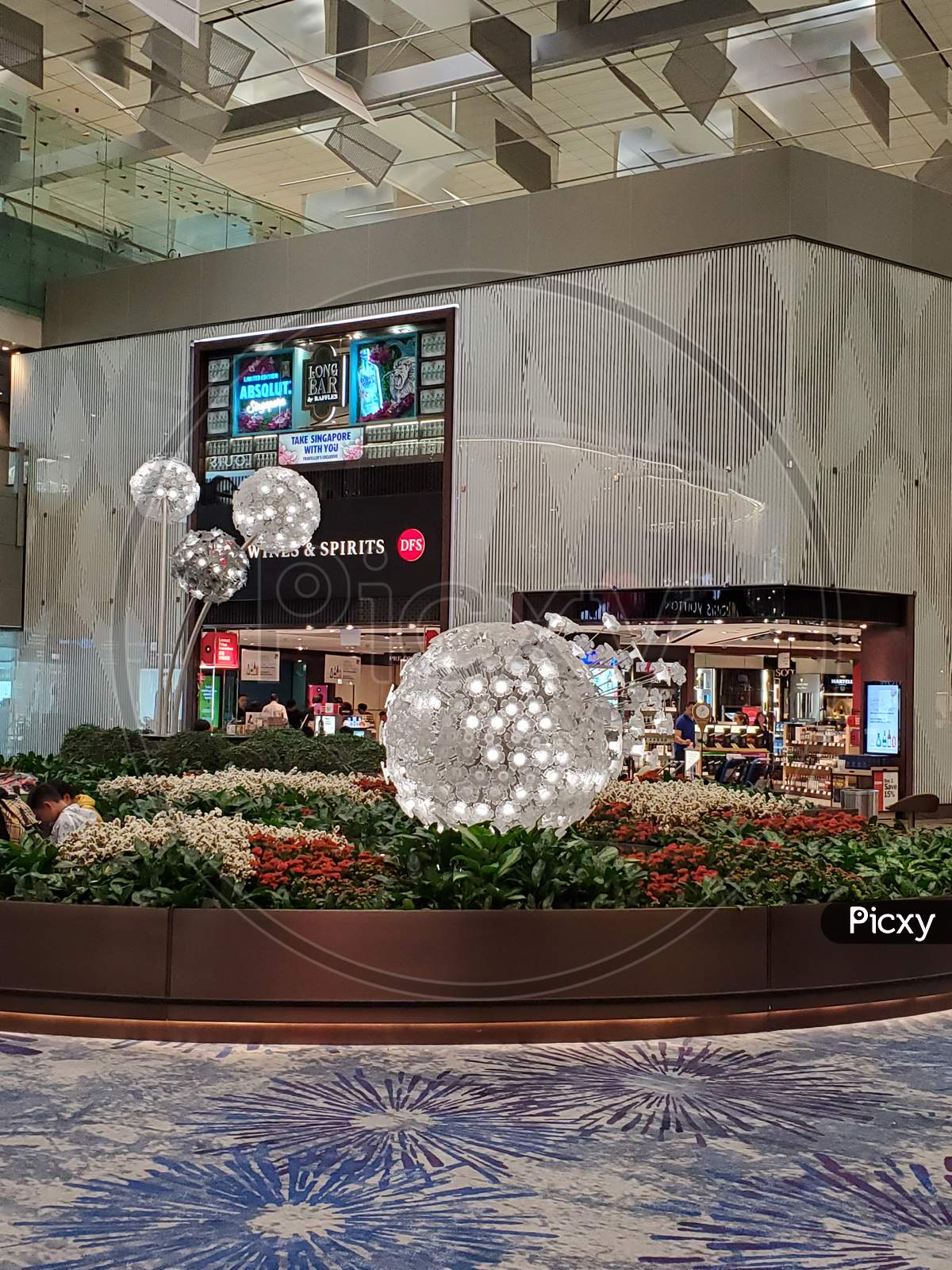 Airport interiors, Singapore Changi Airport
