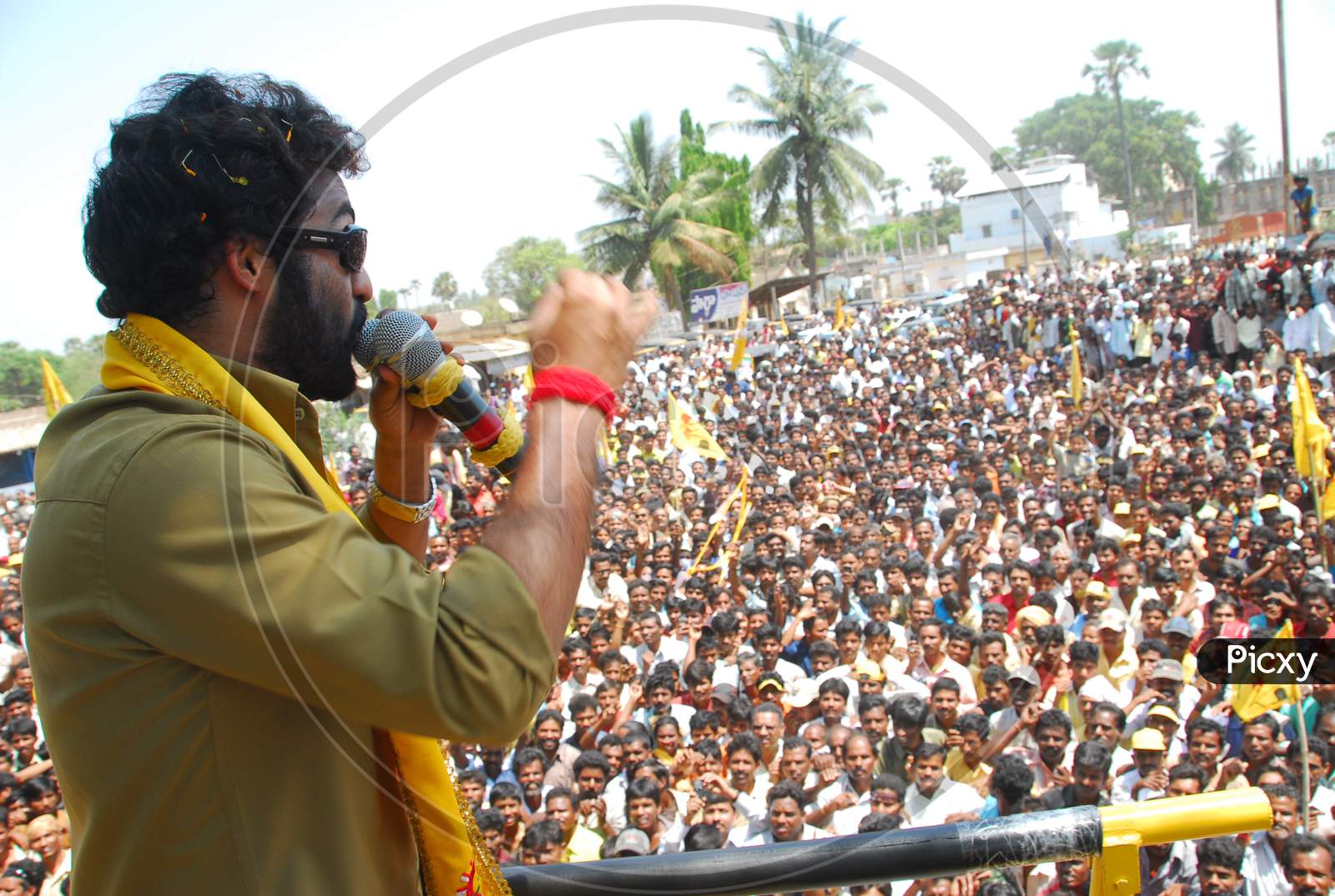 Jr NTR Speaking At TDP Party Election Campaign Rally