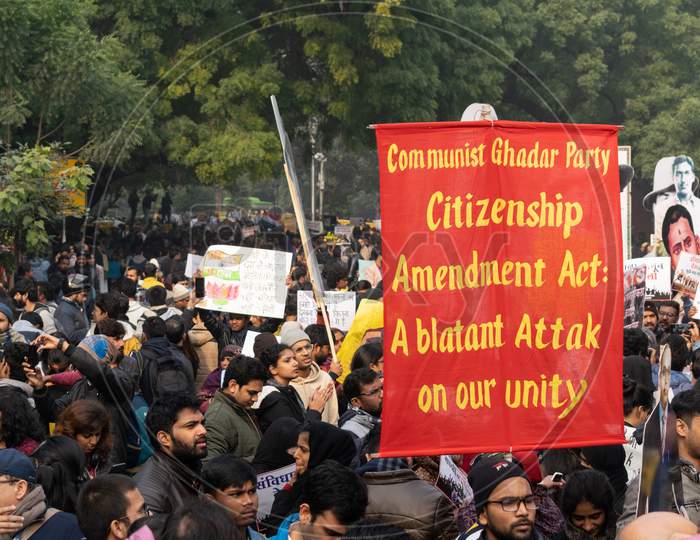 Protest against Citizenship Amendment Act CAA and National Register of Citizens NRC