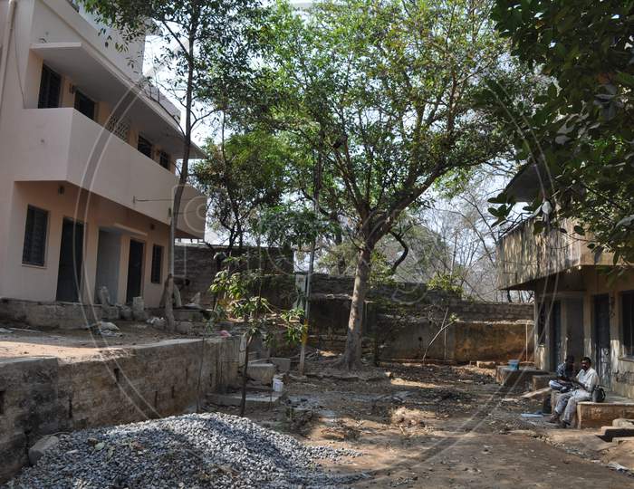 Construction Work Of An Auditorium At Police Quarters