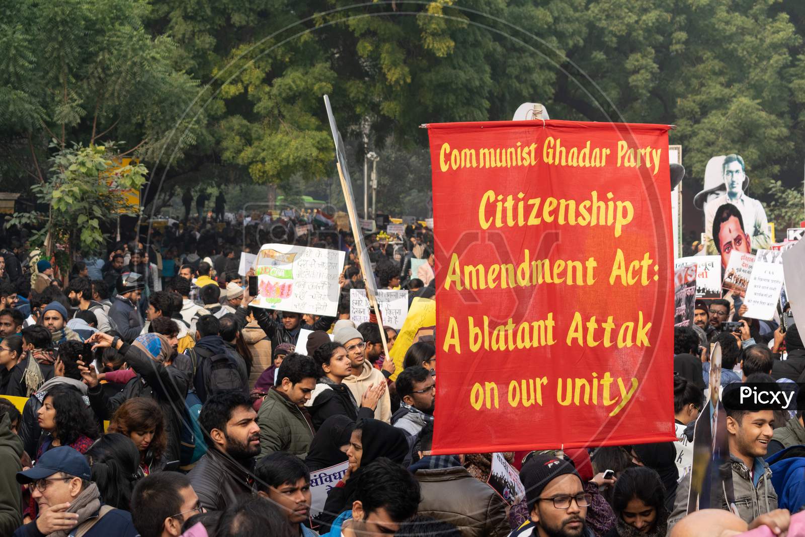 Protest against Citizenship Amendment Act CAA and National Register of Citizens NRC