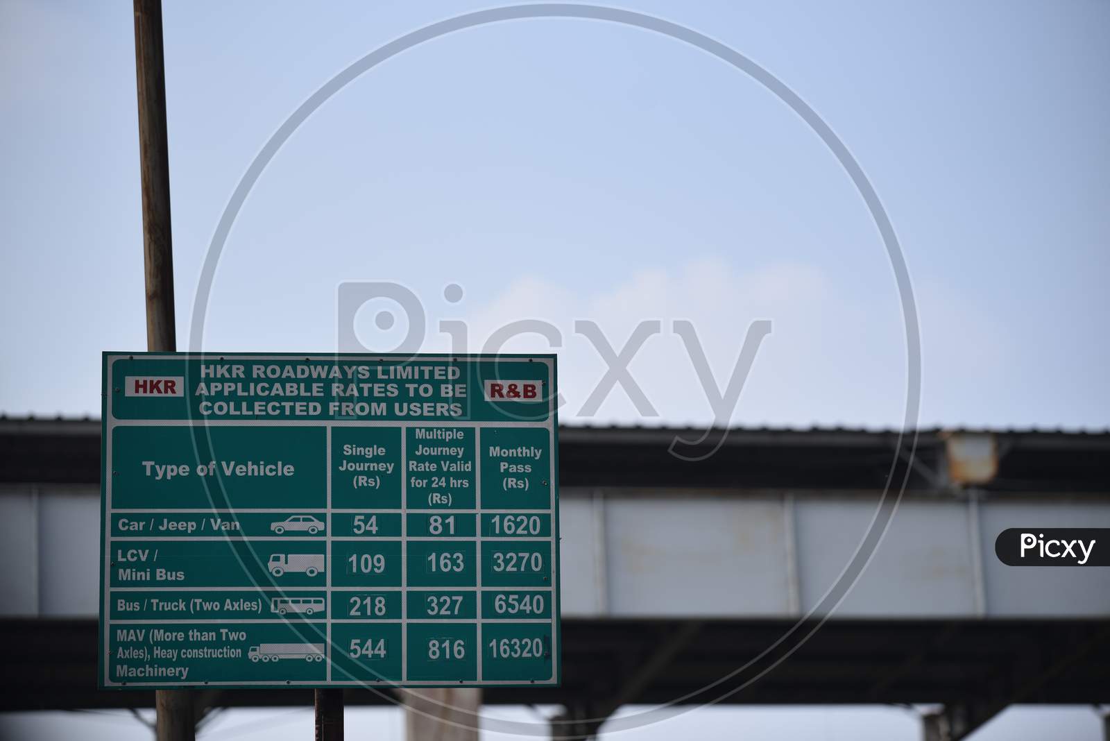 Toll rates at HKR Roadways Ltd on Hyderabad-Karimnagar Highway