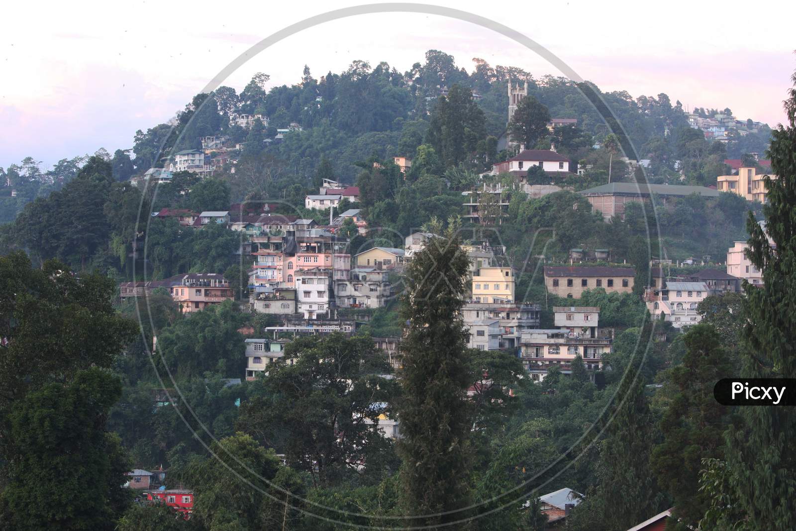 Beautiful hill town Kalimpong with its civilisation