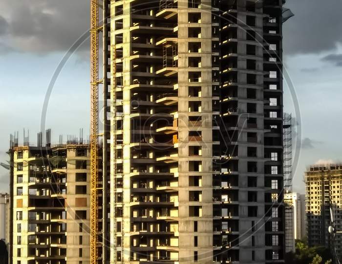 High Rise Building in Construction, Hoodi