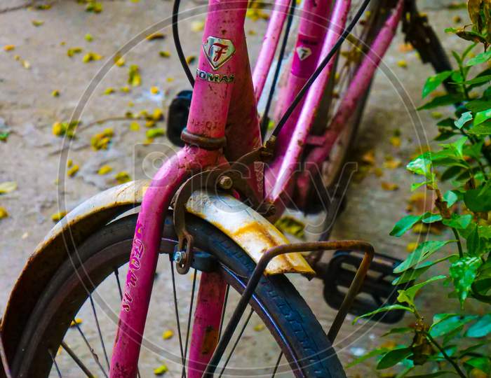 Closeup Shot of Bicycle