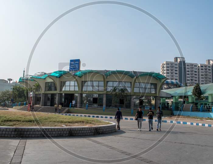 Necklace Road MMTS Station in Hyderabad