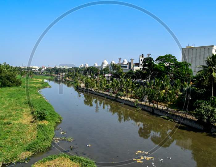 Musi River Channel At Salarjung Museum , Hyderabad