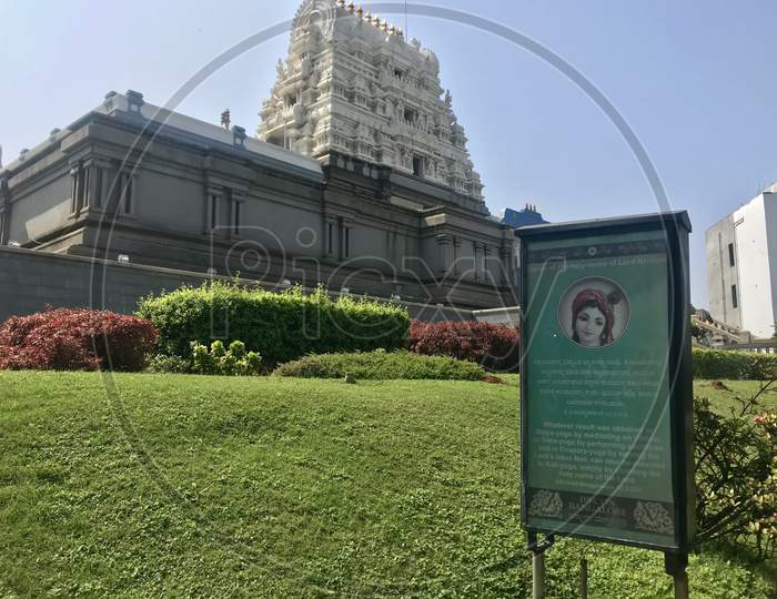Temple Shrine Of Iskon Temple in Bengaluru