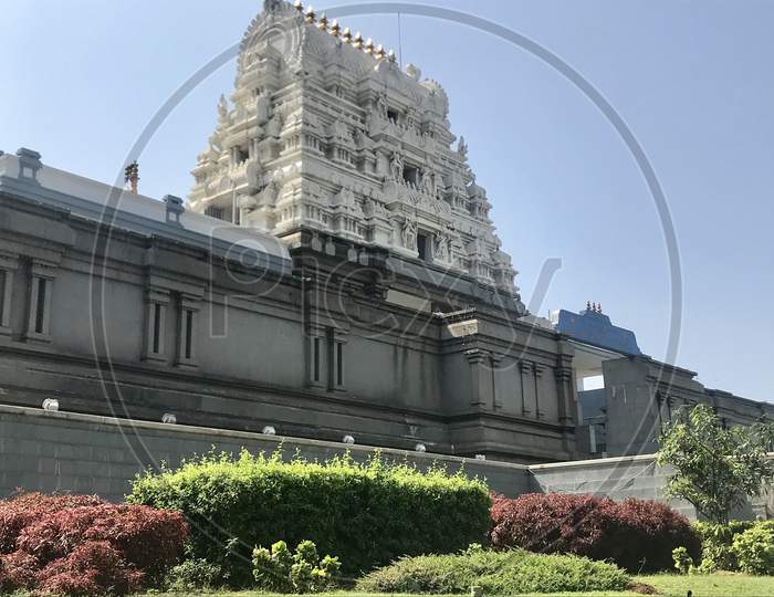 Iskon Temple In Bengaluru With Temple Shrine