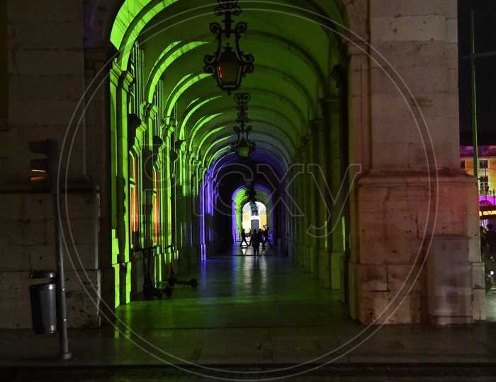 A Corridor in a Church