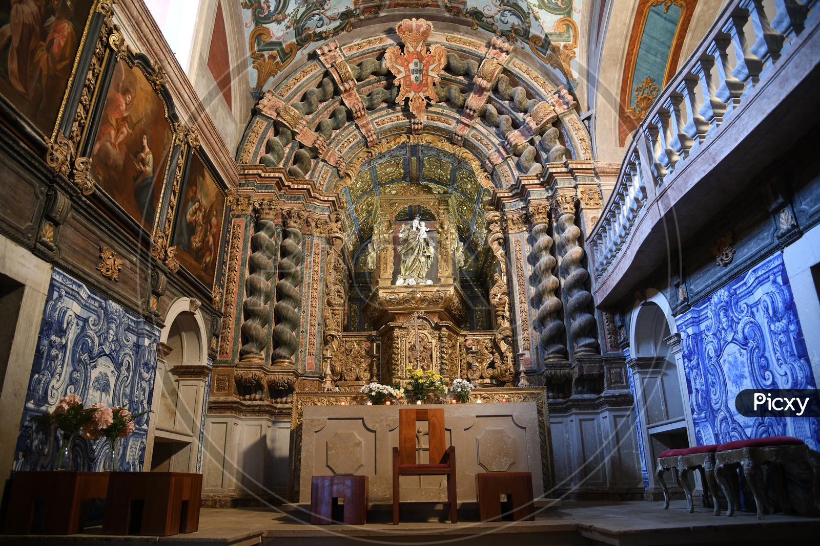 Interior Of a Church in Lisbon