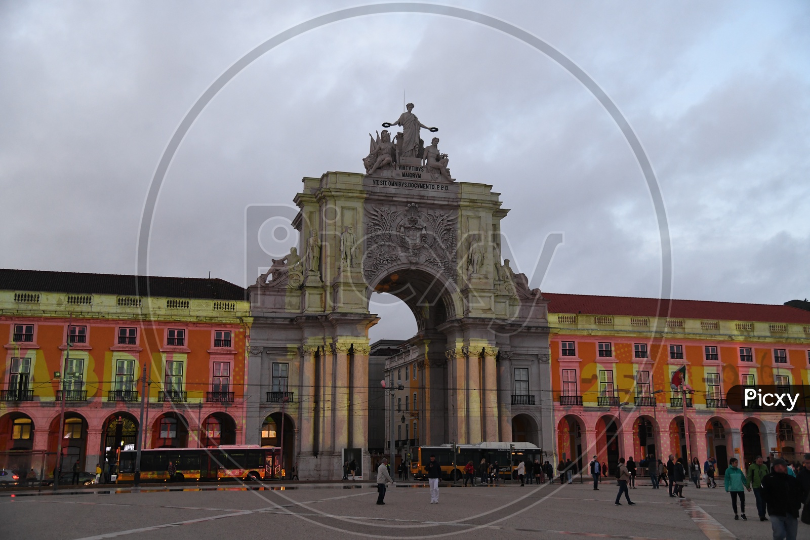 Praça do Comércio , A Historical Landmark in Lisbon, Portugal