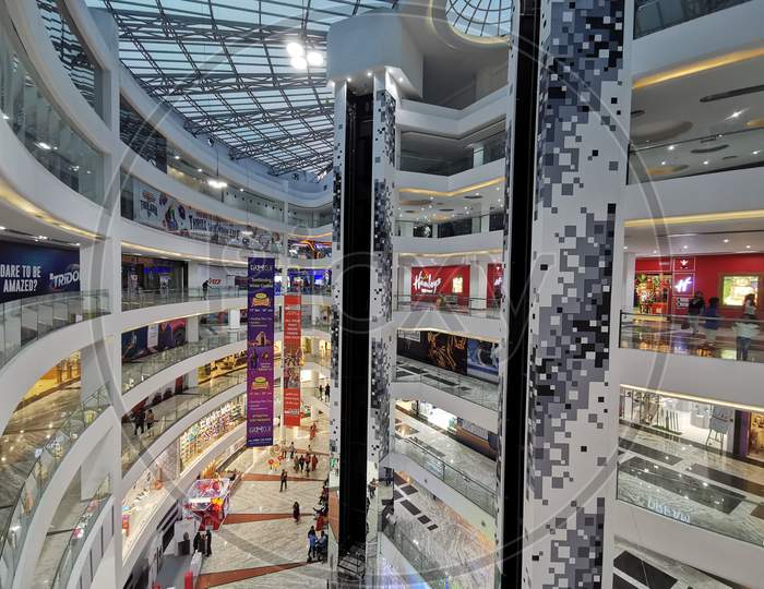Interior Of PVR Next Galleria mall Hi-tech City