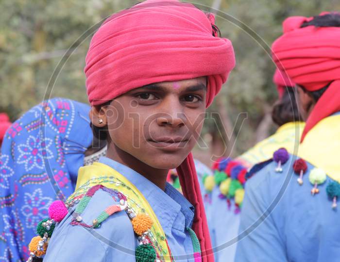 Portrait of Young Rajasthani Boy