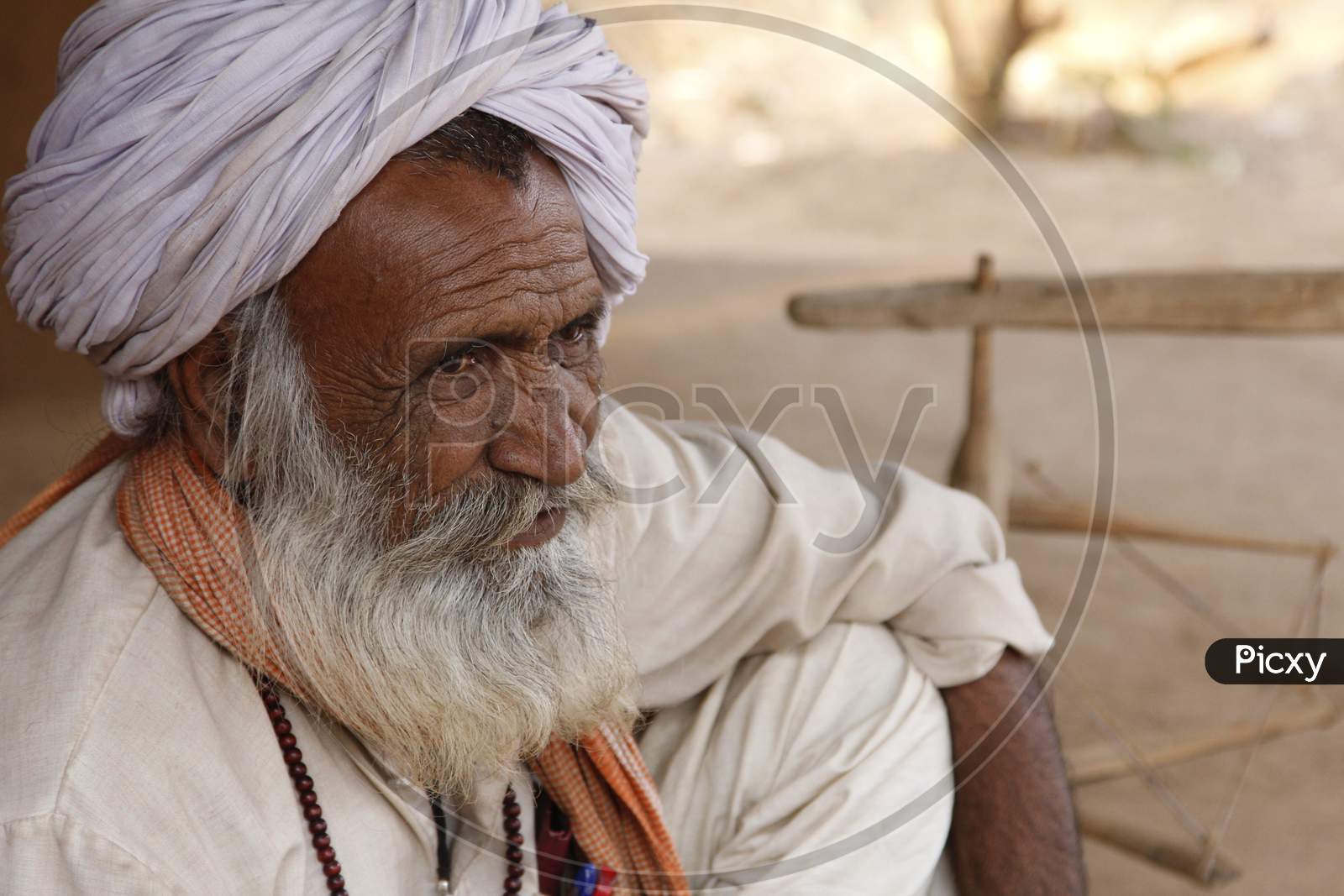 Rajasthani Oldman Xxx Video - Image of Portrait of Rajasthani Old Man-BB390737-Picxy