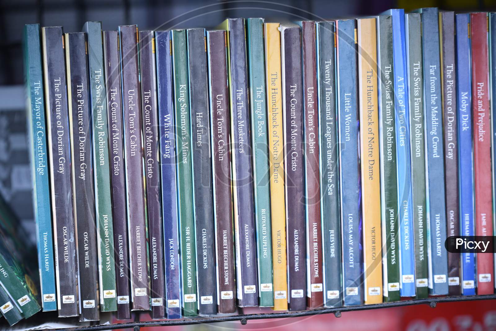 A pile of English Novels