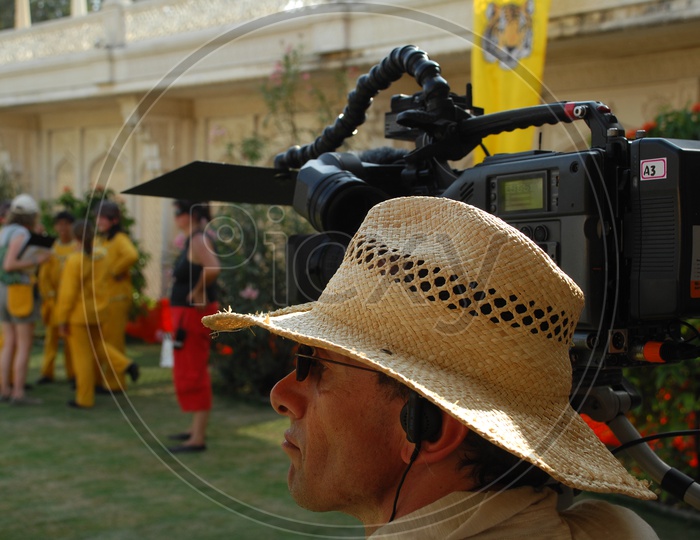 Foreign Crew Shooting At an Indian Palace With Actors in Ramoji Film City