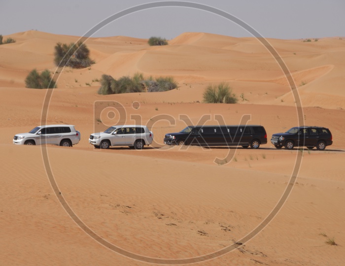 Cars in Desert