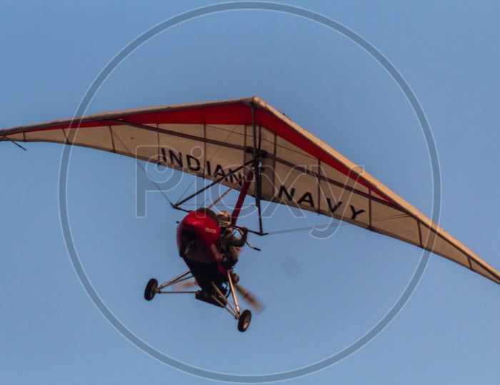 Glider from the Indian Navy at the Navy Day 2019