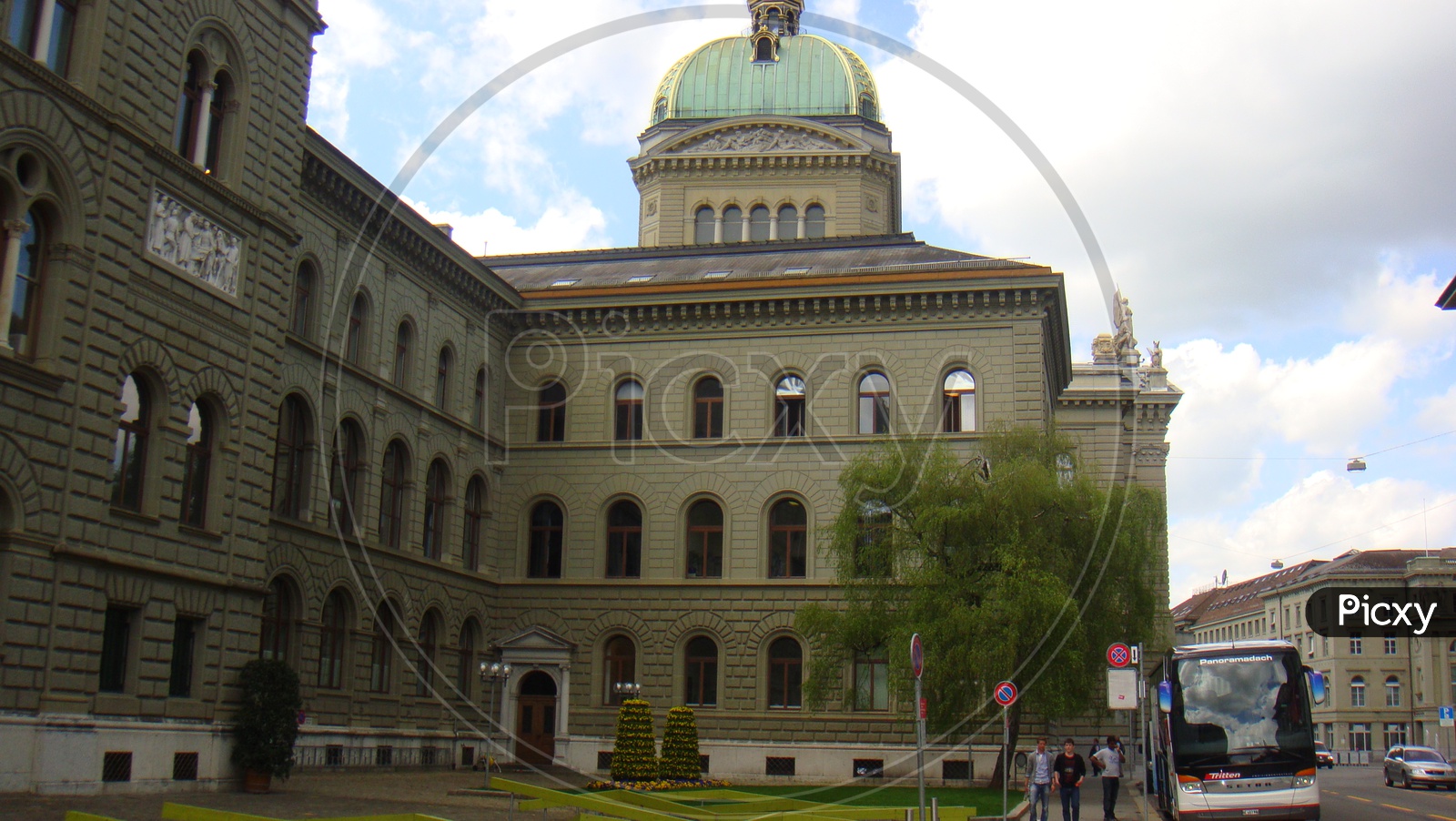 View of The Parliament Building in Switzerland