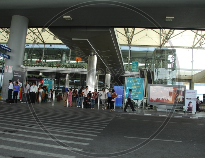 Entrance Of RGIA Airport Hyderabad