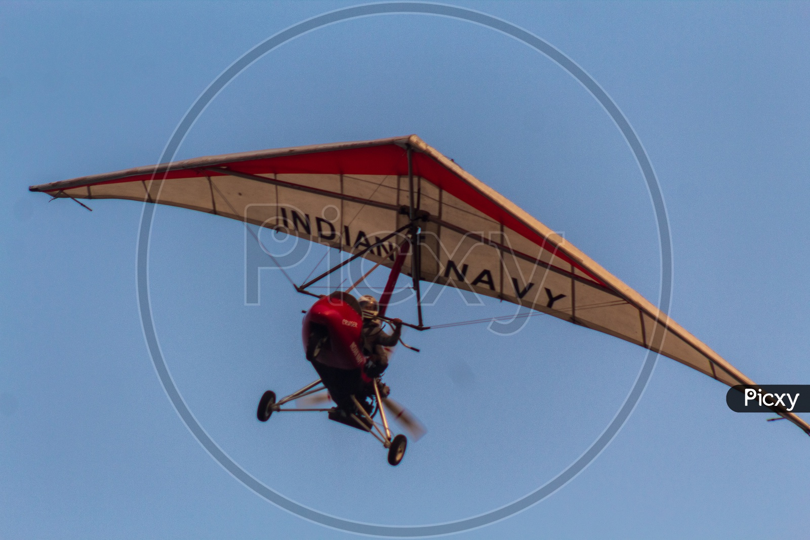 Glider from the Indian Navy at the Navy Day 2019