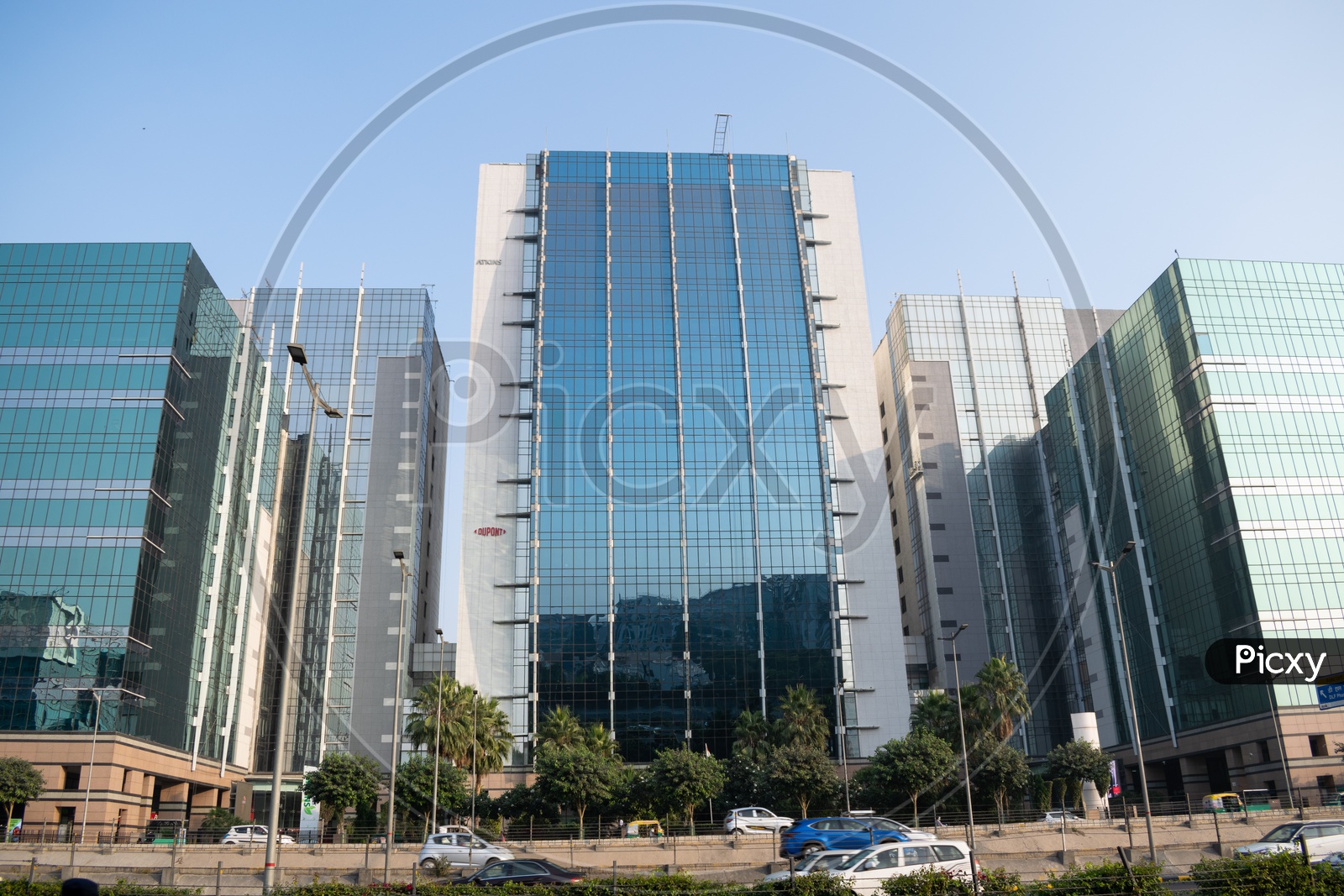 A building with office spaces at DLF cyber city gurugram, gurgaon