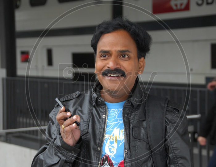 Tollywood Comedian Venu Madhav Movie Working stills