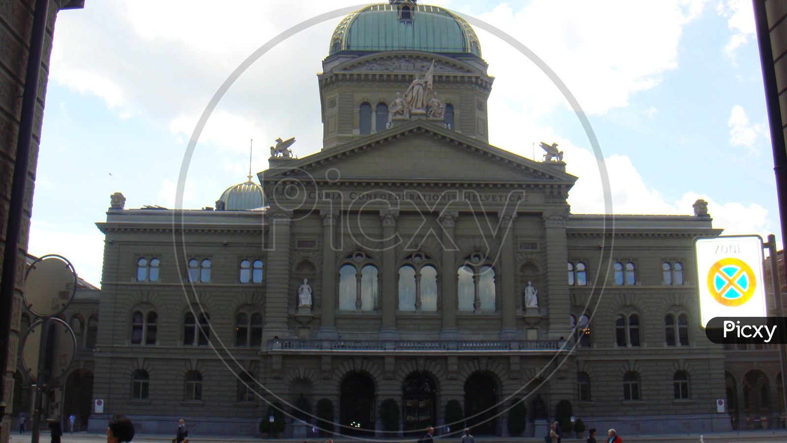 Facade of The Switzerland Parliament Building