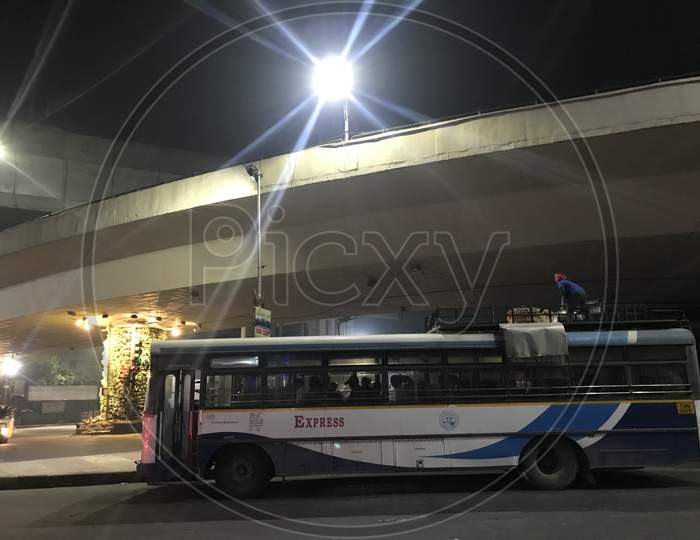 APSRTC or TSRTC Intercity Express Bus