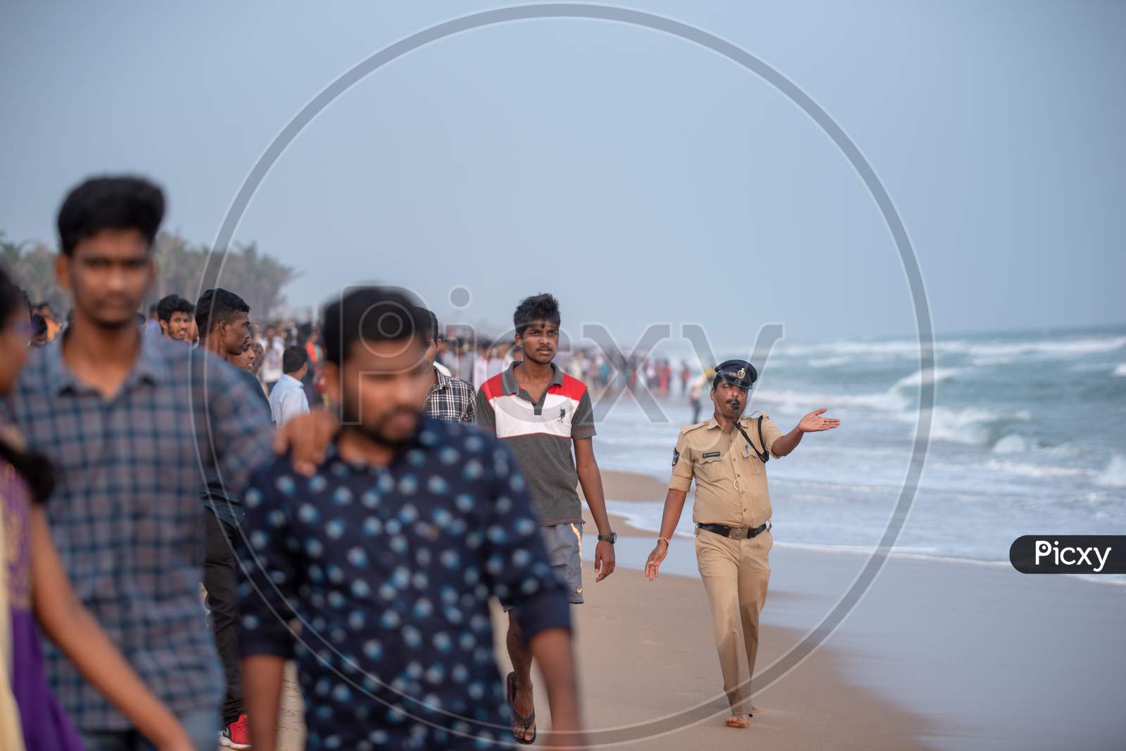 Police Protection During Indian Navy Day Celebrations At Visakhapatnam December 4 2019